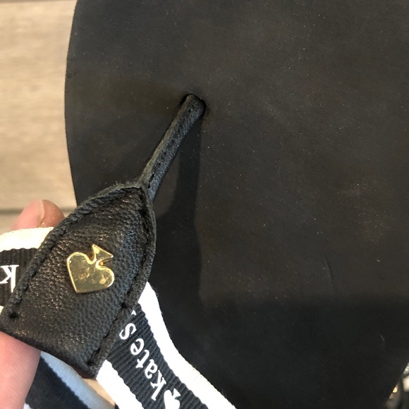 Kate Spade Black and White Sandals - Picture 2 of 12